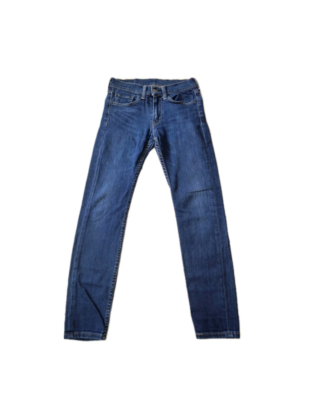 Levi's 519 Men's Slim-Fit Skinny Straight Cotton Elastane Blue Jeans Size 28/32
